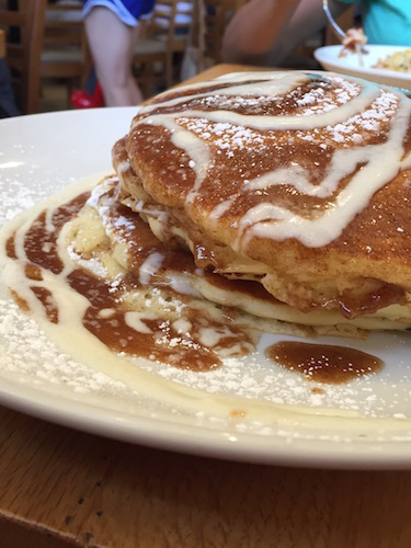 Cinnamon Bun Pancakes Yummmmmm